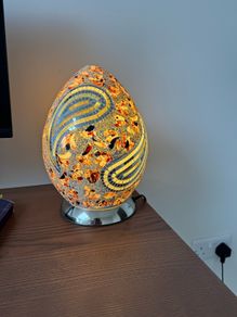 Mosaic egg shape Table lamp