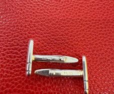 Sterling Silver Picture Cufflink