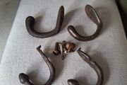 Antique cast iron hooks