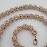 Vintage Venetian Style Tiny Eyes Glass Beads Necklace Image 9