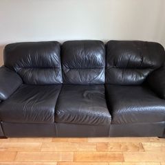 leather 3 Seater Couch