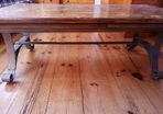 Wrought Iron leg Coffee Table
