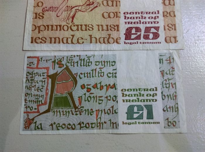 Ireland  B Series Banknote Set