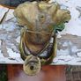 Vintage Heavy Brass Door Knocker Image 3