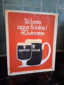 SuperRare Irish Guinness Showcard