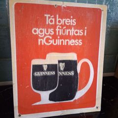 SuperRare Irish Guinness Showcard