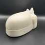 PRICE DROP  ..  Hand Carved Soap Stone Hippo Box / Trinket Dish / Figurine Image 8
