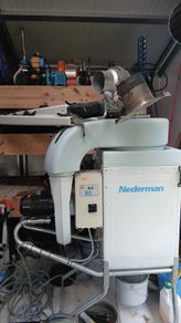 Dust extracter. Mobile Nederman extract filterbox