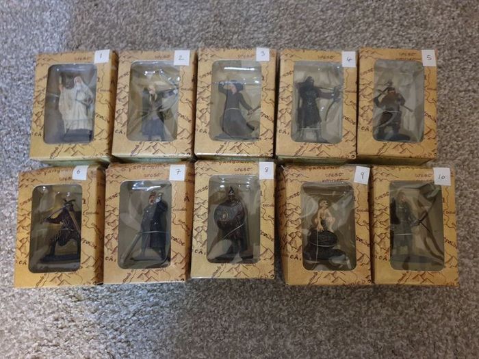 Lord of the Rings (lead) 86 models total.