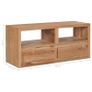 TV Cabinet 90x30x40 cm Solid Teak Wood Image 4