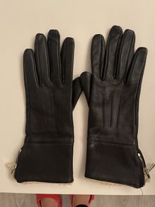 Lady faux fur gloves