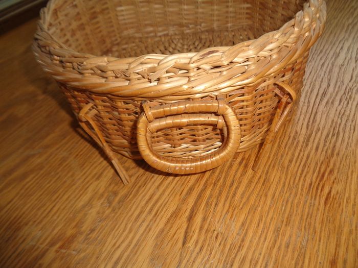 Vintage Wicker Basket for Sale