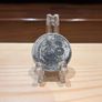 Costa Rica 1889 Coin  counterstamp on Colombia 1882 Medellin 5 Decimos. Image 2