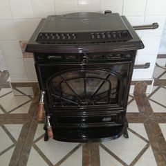Stanley stove can heat up to 18 radiators.