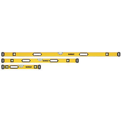 // NEW // DEWALT Box Beam Level Set 3 Pieces