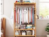 BRAND NEW Rolling Clothes Racks Garment Racks Hanging Heavy Duty with Shoe Clothing Storage Organizer Shelves