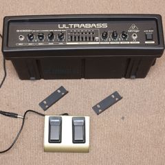 Behringer ULTRABASS BXD3000H Bass Guitar Amplifier Head w/footswitch & rack mounts