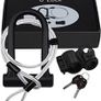 U-Lock for Bicycles, DINOKA U Bicycle Lock + Steel Cable Lock with Holder, 2-in-1 Bicycle Locker, U Lock, Flexible Steel Cable Image 8