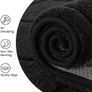 Rugs Living Room 140x200,3D Black Area Rugs for Bedroom,Extra Large Rugs for living room,Machine Washable Anti Slip Image 4