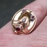 Thomas Weir Art Nouveau 9 Carat Gold Ring Image 6