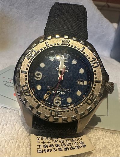 Citizen Mission Antarctica Eco-Drive 2001 Blue Dial Limited Edition