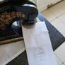 Antique cast Iron press / company seal stamps Image 3