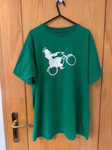 Hairy Baby Christ on a Bike T-Shirt XL
