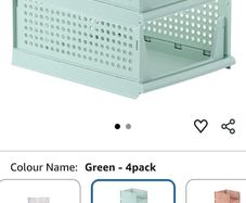 Stackable storage baskets
