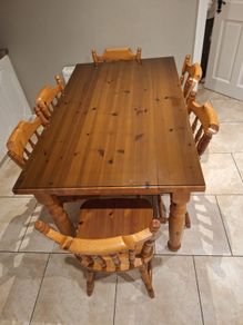 table and chairs