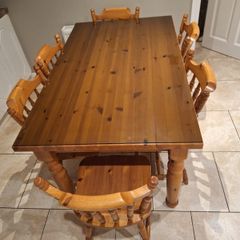 table and chairs