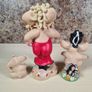 Piggins by David Corbidge figurines statues Piggin lovely - dressed to kill - drunk as a skunk vintage 1999 2002 Image 6