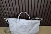 Longchamp grey lepliage 2 way bag