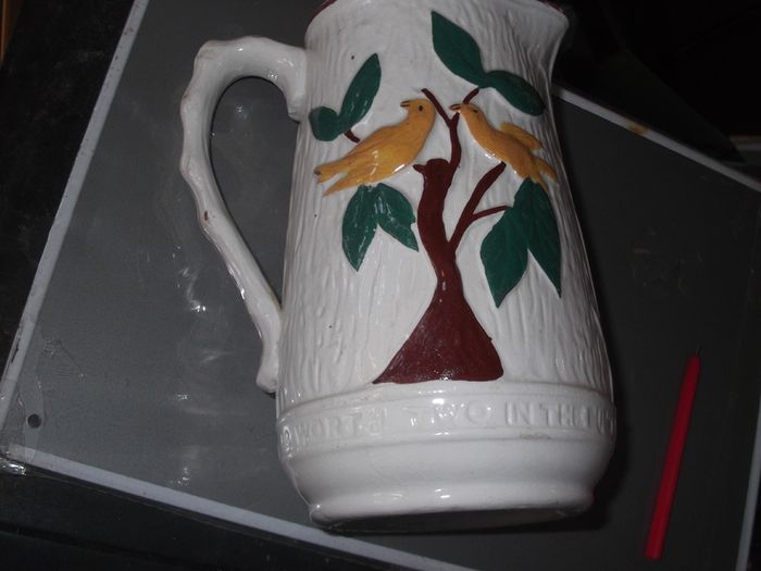 a rare stafforshire jug c1860