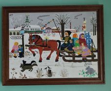 Zuzana Chalupova/ Maud Lewis Naive Art Original Folk Art Paintings