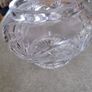 Nice Small Rose Crystal Bowl No Stamp. Image 10