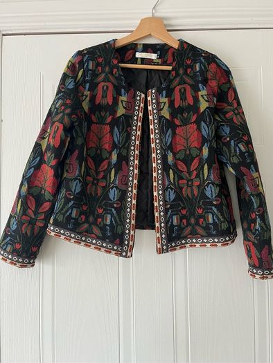 Quilted bolero jacket