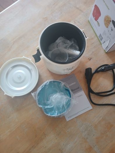 Electric car cooker
