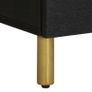 Bedside Cabinet Black Image 8
