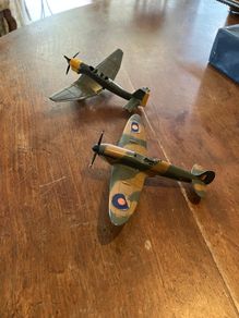 WW2 Dinky Spitfire and Stuka