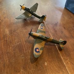 WW2 Dinky Spitfire and Stuka