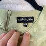 Sister Jane Sage Green Floral Jacquard Midi Dress Sz XS Image 4