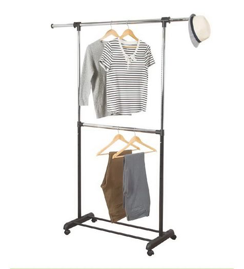 Two Tier Clothes Rail