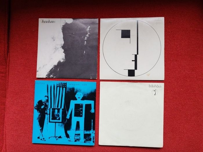 Bauhaus 4 singles Goth 7 inches