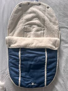 Wallaboo blue footmuff