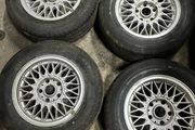 BMW E24 633 CSI Alogs 4 Wheels With tyres No caps