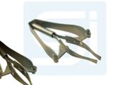 Automatic Tweezers Hair Splinter Forceps Eyebrow Stainless Steel Manicure Tool