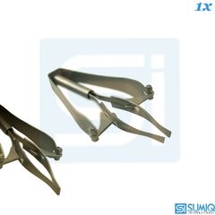 Automatic Tweezers Hair Splinter Forceps Eyebrow Stainless Steel Manicure Tool