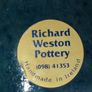 BLUE JUG OR VASE BY Richard Weston Pottery made in Ireland Image 6