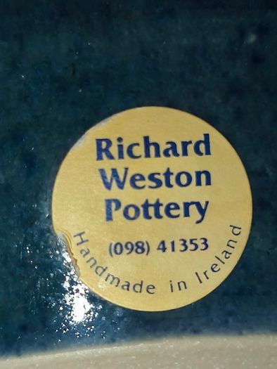 BLUE JUG OR VASE BY Richard Weston Pottery made in Ireland