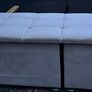Blush pink double bed base and headboard Image 5